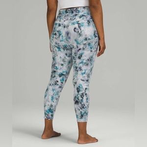 Lululemon Align High Rise 25” pant Kaleidofloral Multi Size 12